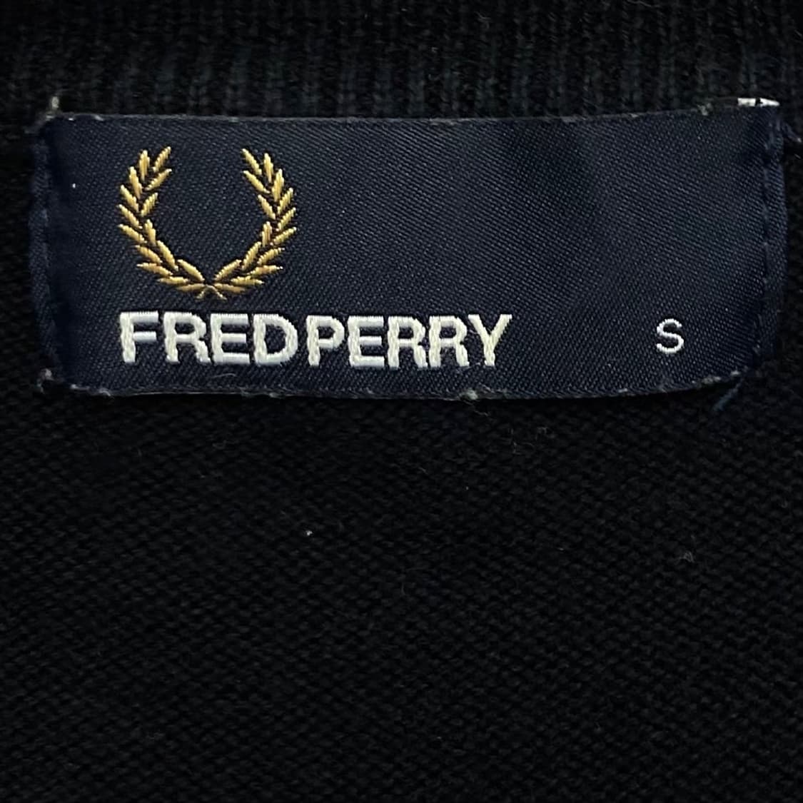 Fred Perry 자수로고 라운드 니트 상품이미지3