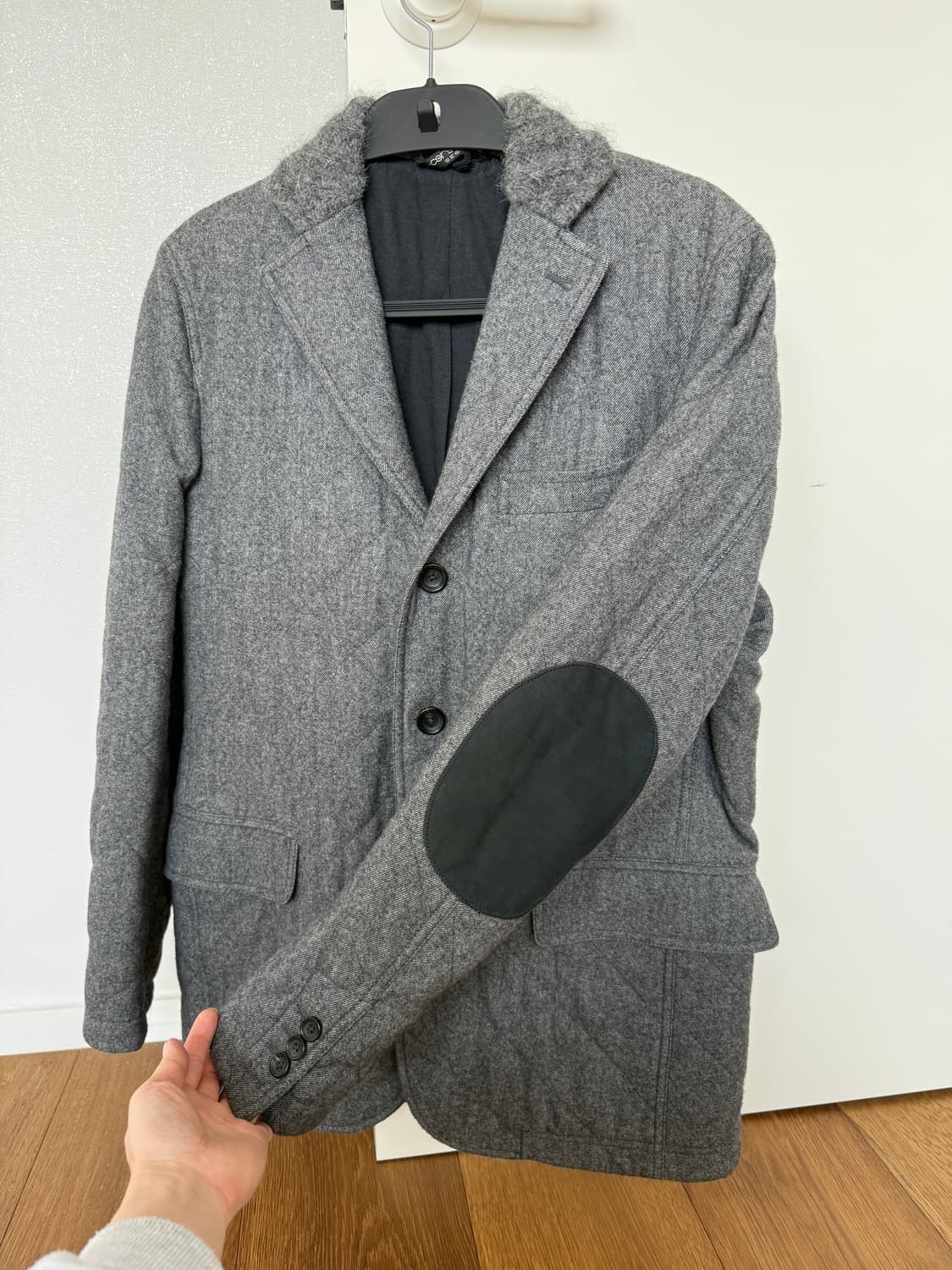 새상품) claudio tonello X 꼬르소꼬모 그레이자켓 46사이즈 상품이미지6