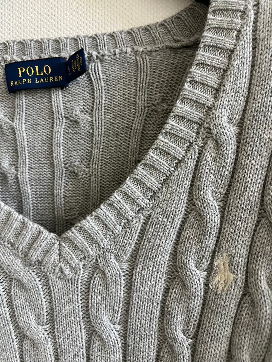 폴로 랄프로렌 브이넥 니트 66-77 상품이미지3