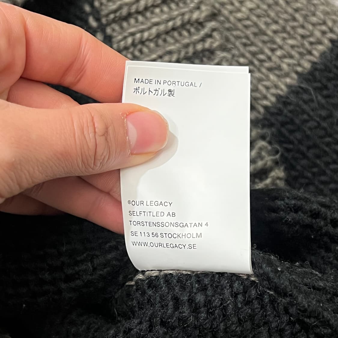 [105] 아워레가시 카라 니트 상품이미지6