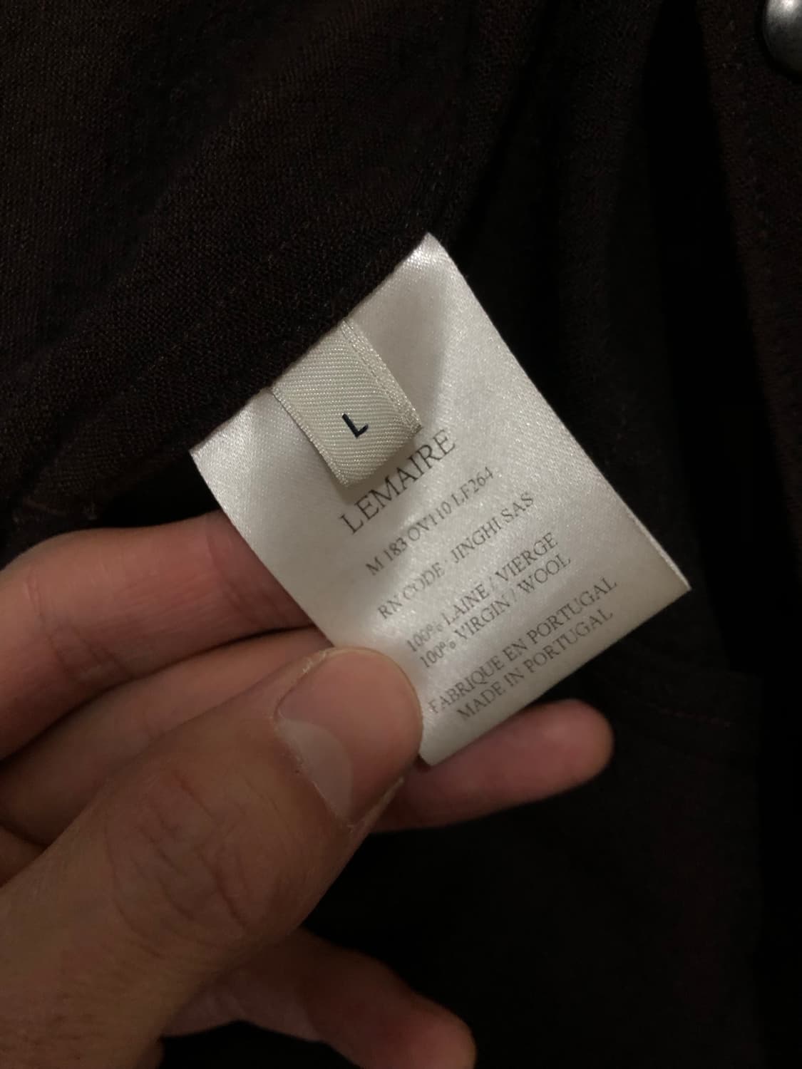 르메르 18FW 브라운셔츠 자켓 상품이미지5