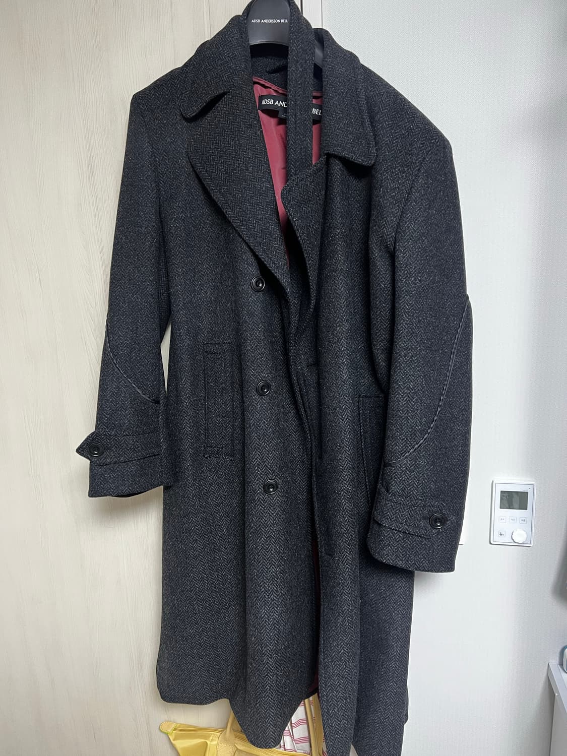 앤더슨벨 Rovy double herringbone coat L 상품이미지3