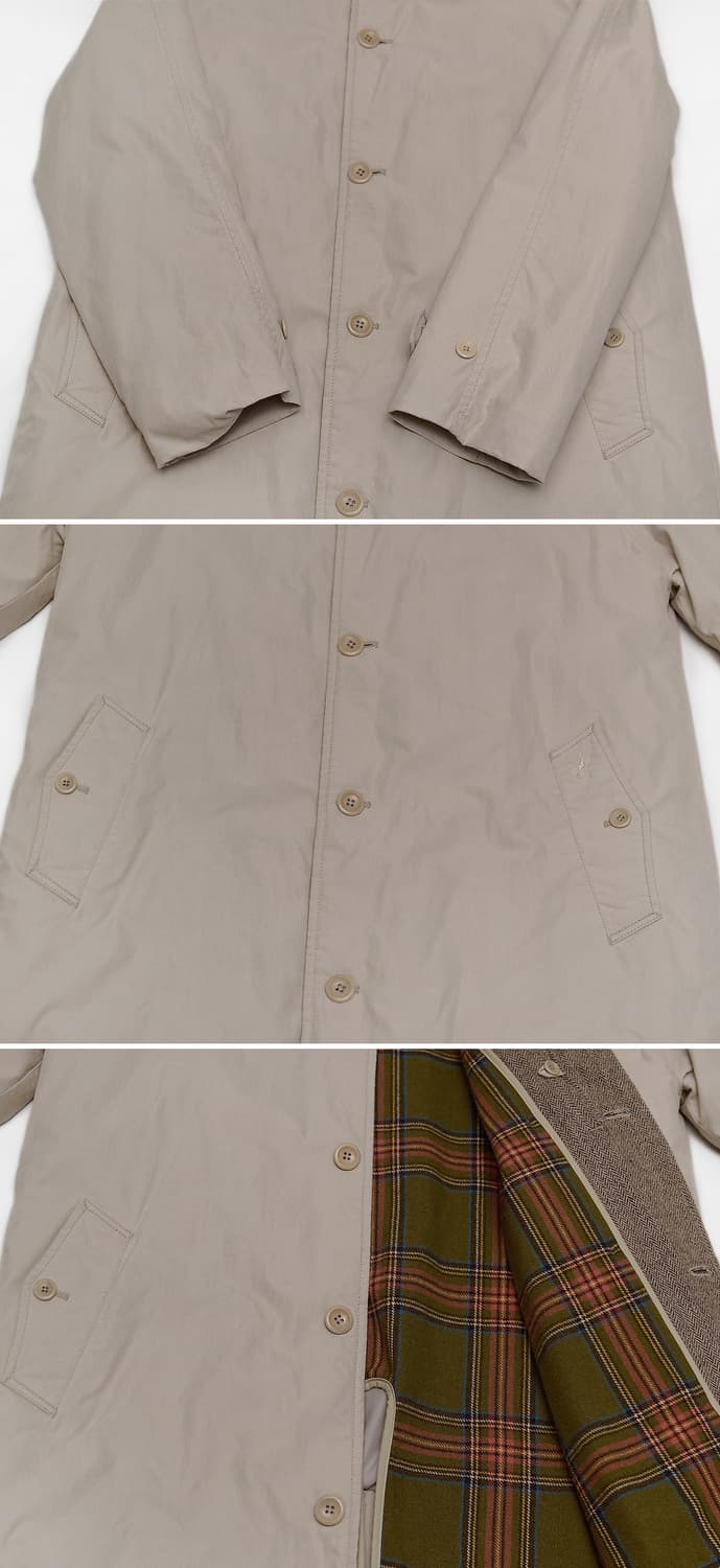 빈폴 클래식 울체크 라이너 패디드 발마칸 코트 (100+) 상품이미지6