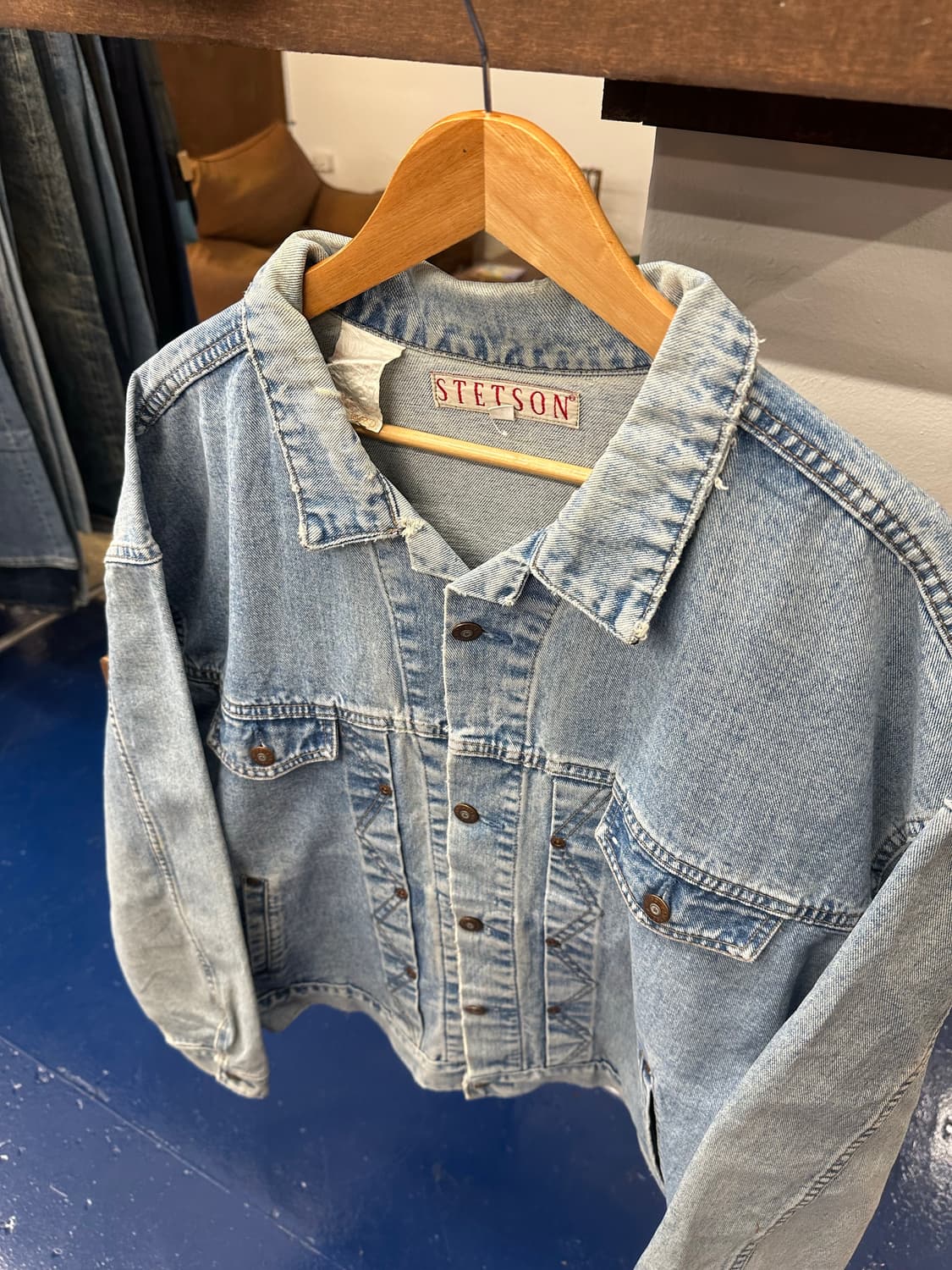 Stetson canada 오버핏 데님 자켓 상품이미지4