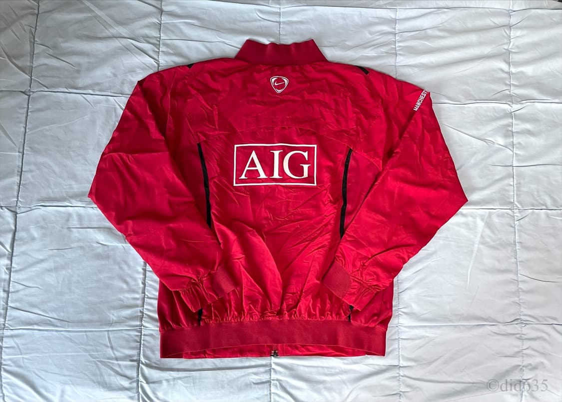 (해외 L) 06-07 맨체스터유나이티드 레드 트레이닝 자켓 판매 상품이미지2