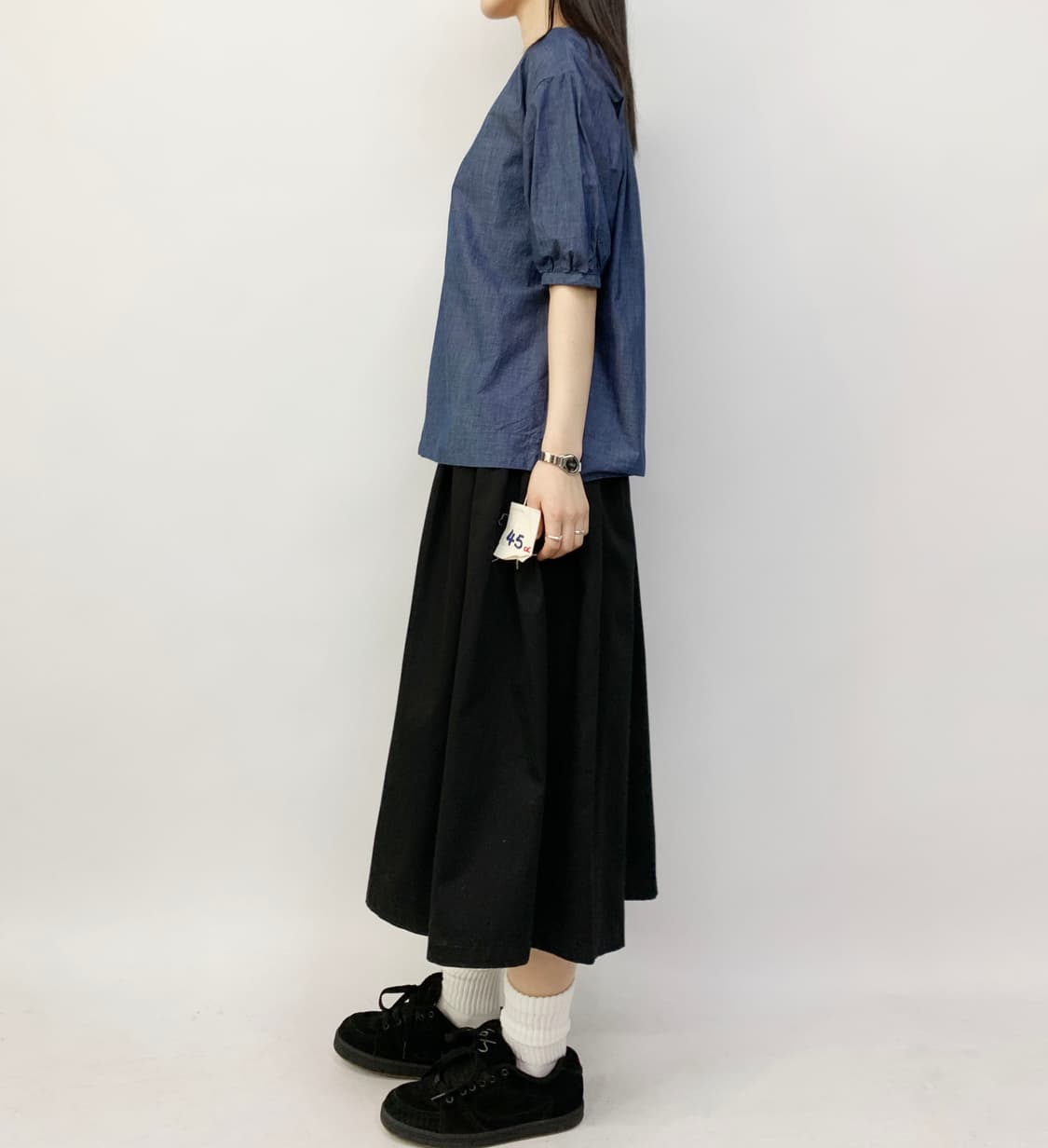 45알피엠 인디고 블라우스 상품이미지3