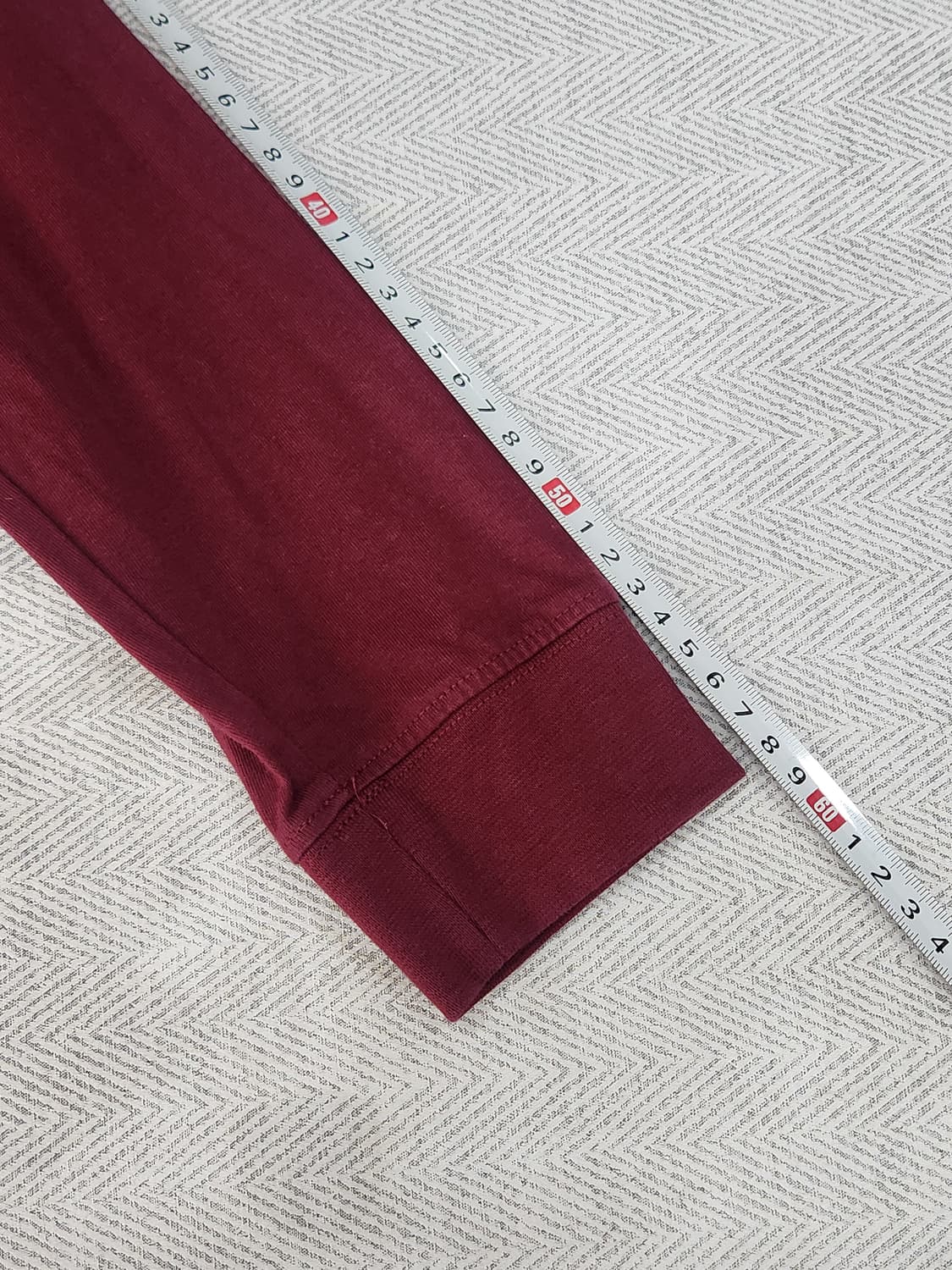 [90] US폴로아센 버건디 긴팔 티셔츠 S 여성 90 상품이미지7