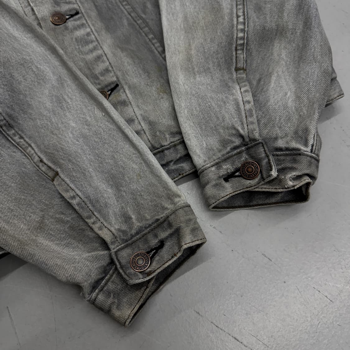 리바이스 80s 흑청 페이딩 워싱 데님자켓 상품이미지6