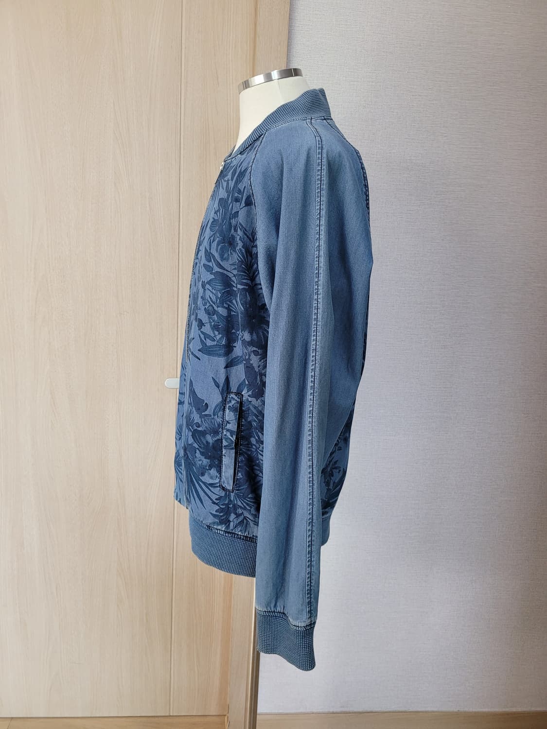 자라맨 ZARAMAN 데님 블루종 자켓 XL 블루 상품이미지4