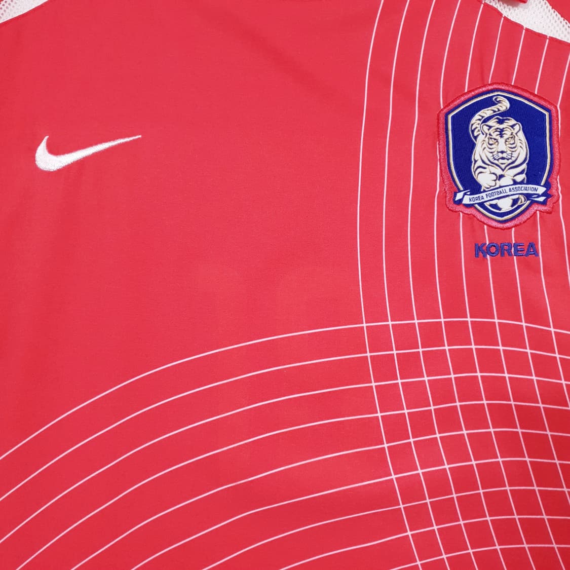 L) 나이키 한국 축구 국대 2002 홈 유니폼 지급용 듀얼레이어 안정환 상품이미지4