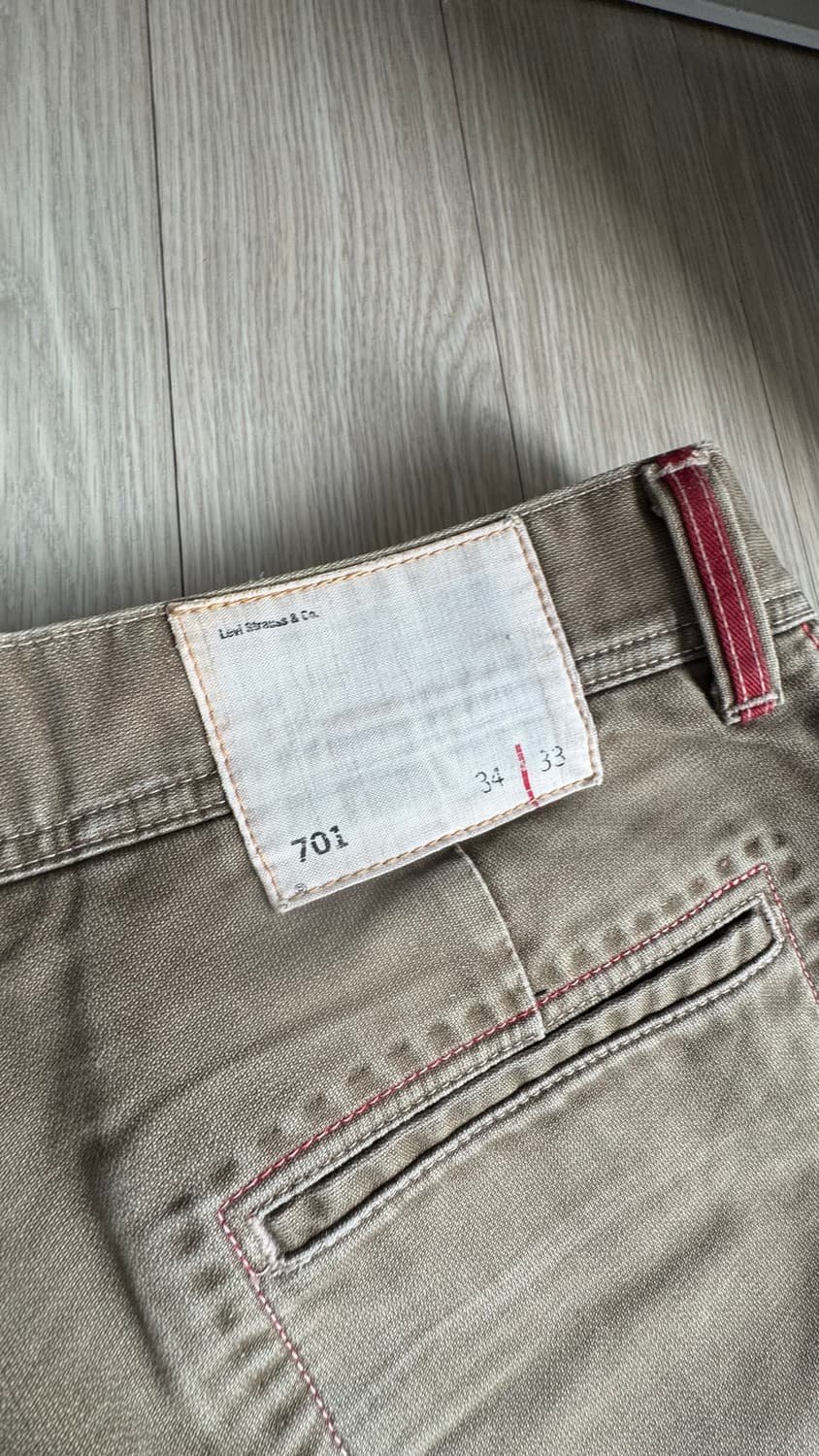 리바이스 701 w34 L33 일본 상품이미지9