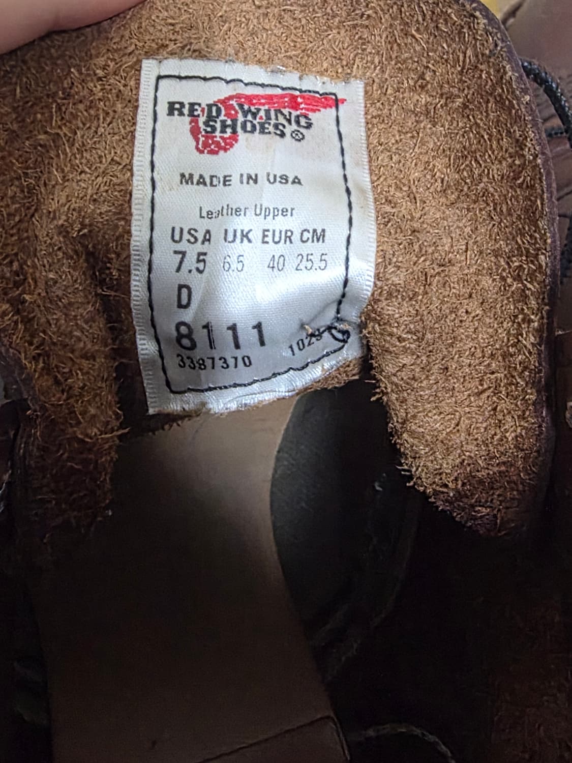 레드윙 아이언레인저 8111 7.5d 신형 상품이미지6