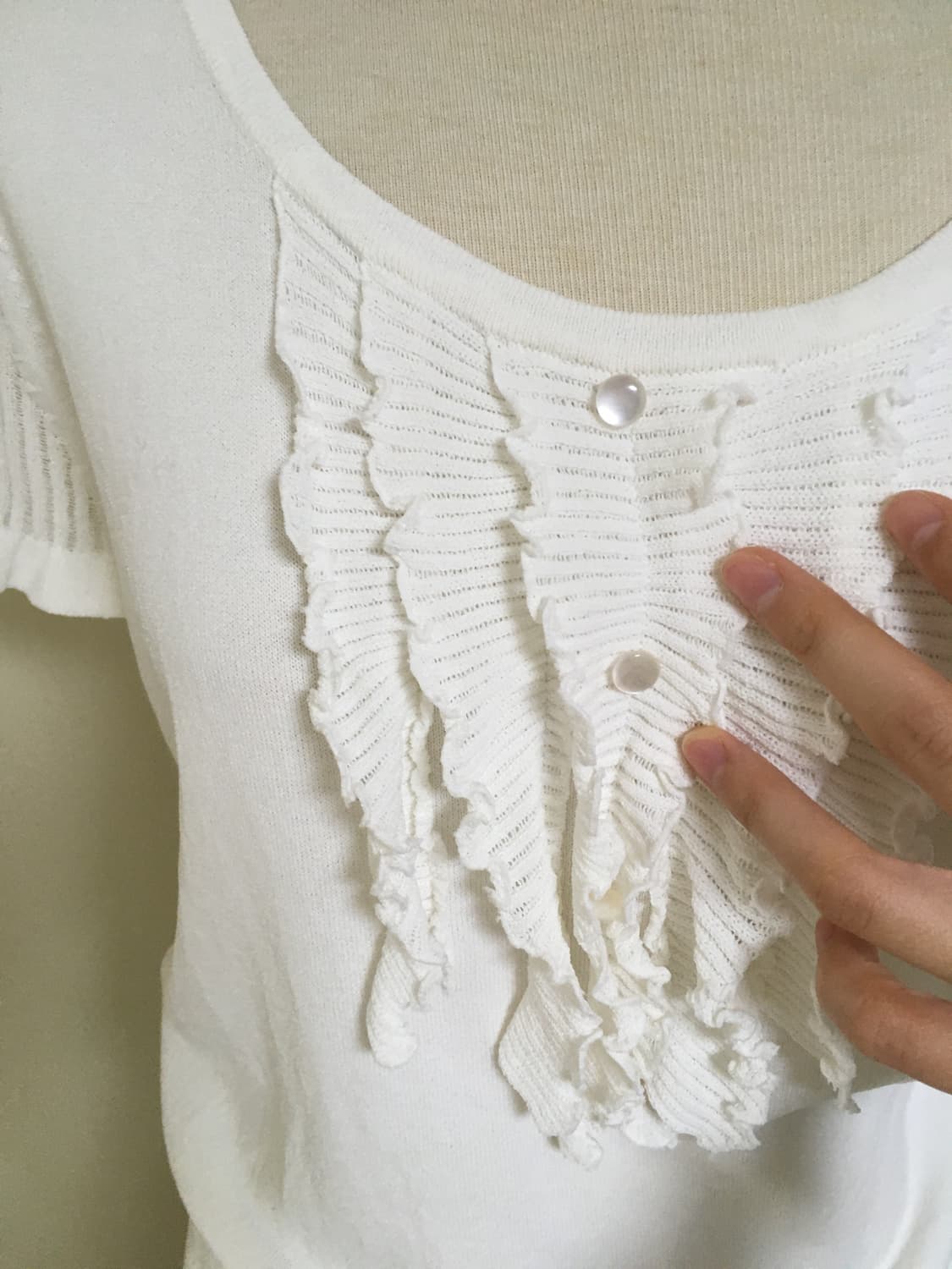 모리걸 set 반팔니트+미디스커트 상품이미지3