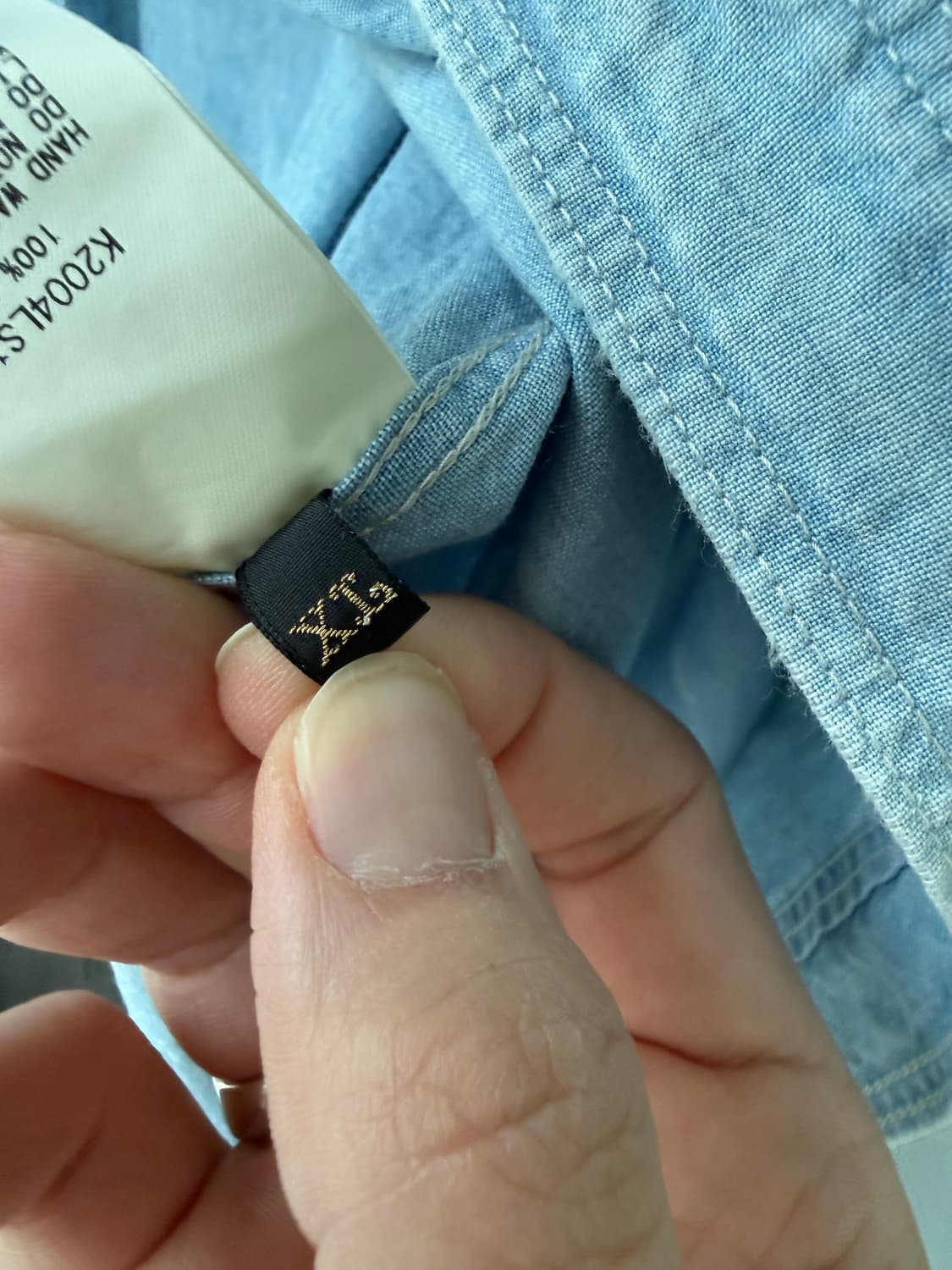 캐피탈 본 샴브레이 셔츠 4사이즈 상품이미지4