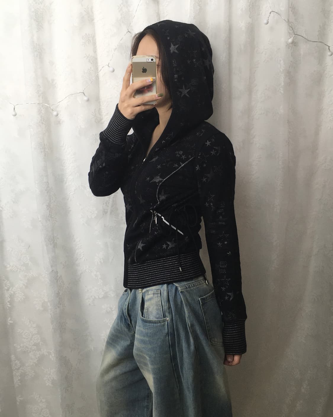 EXR Glitter Star Hooded Zip-Up 상품이미지7