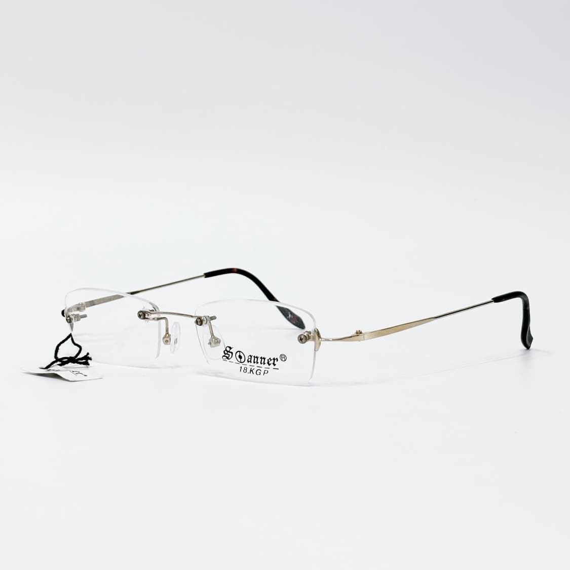 SCANNER 골드 스퀘어 무테 데드스탁 빈티지안경 상품이미지2