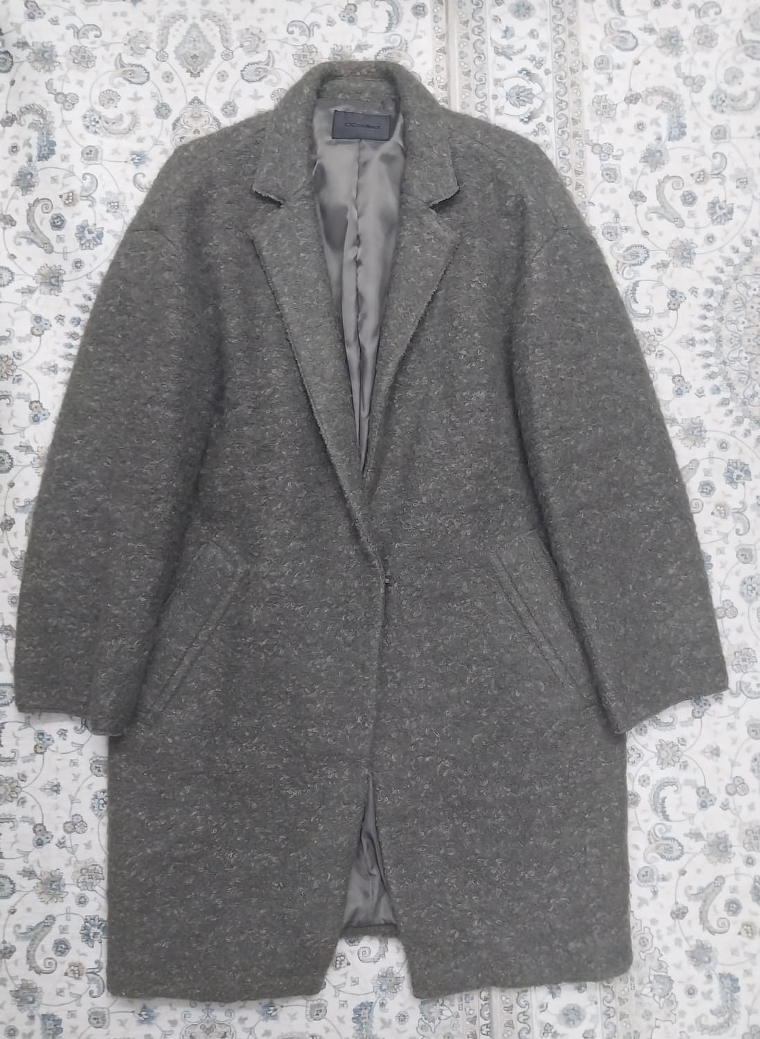 CC collect 카키 그레이  모직 코트 55 상품이미지1