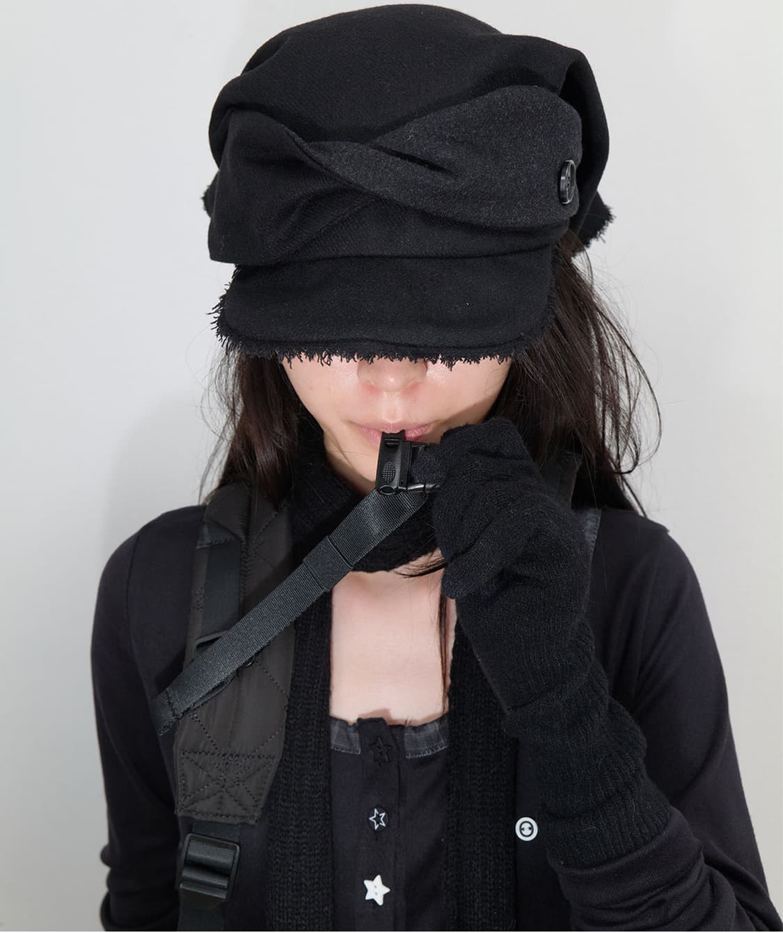 오호스 스카프 베일 울캡 상품이미지1