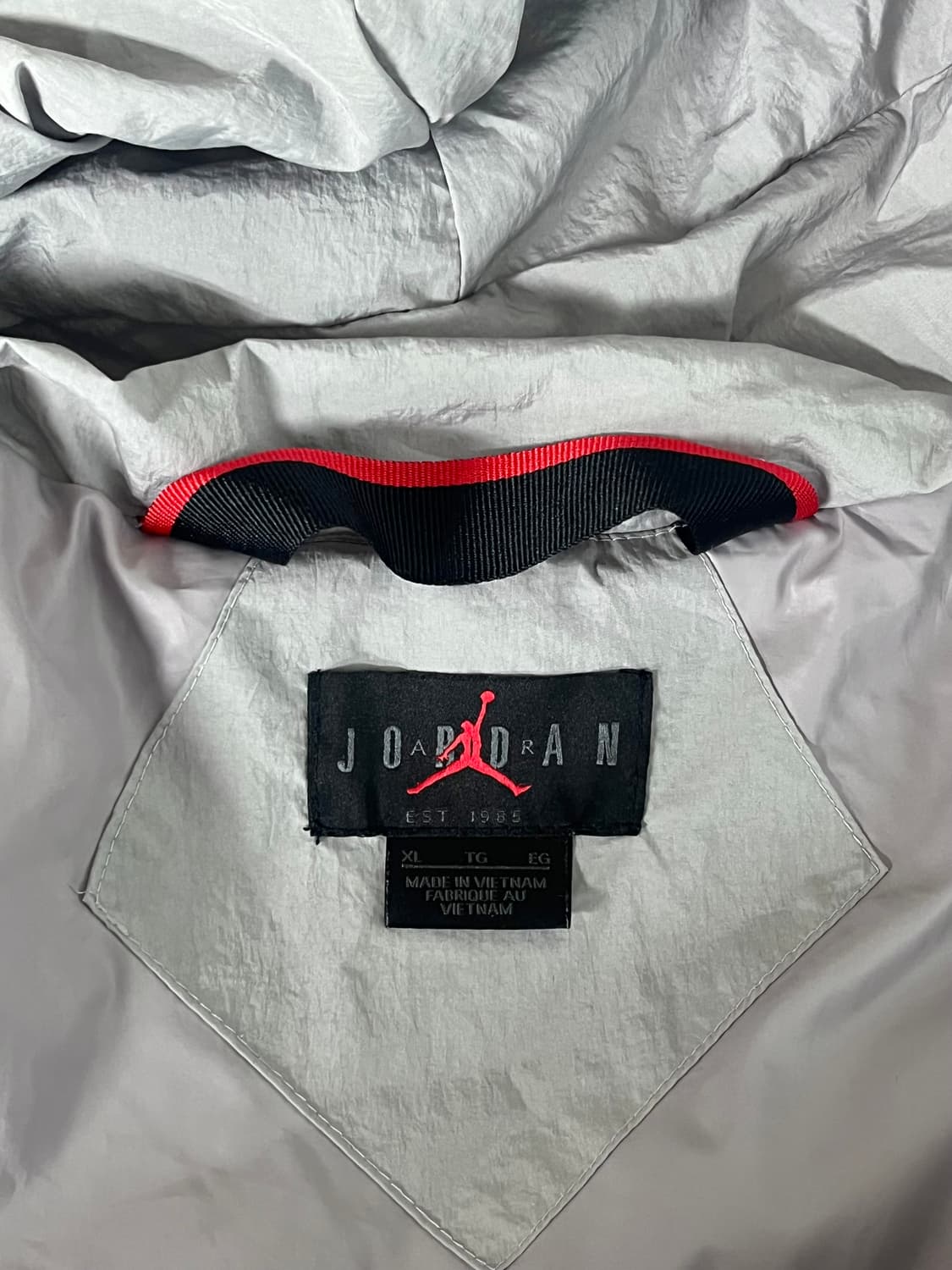 XL) 나이키 조던 윙스 다운 파카 덕다운 패딩 그레이 상품이미지5