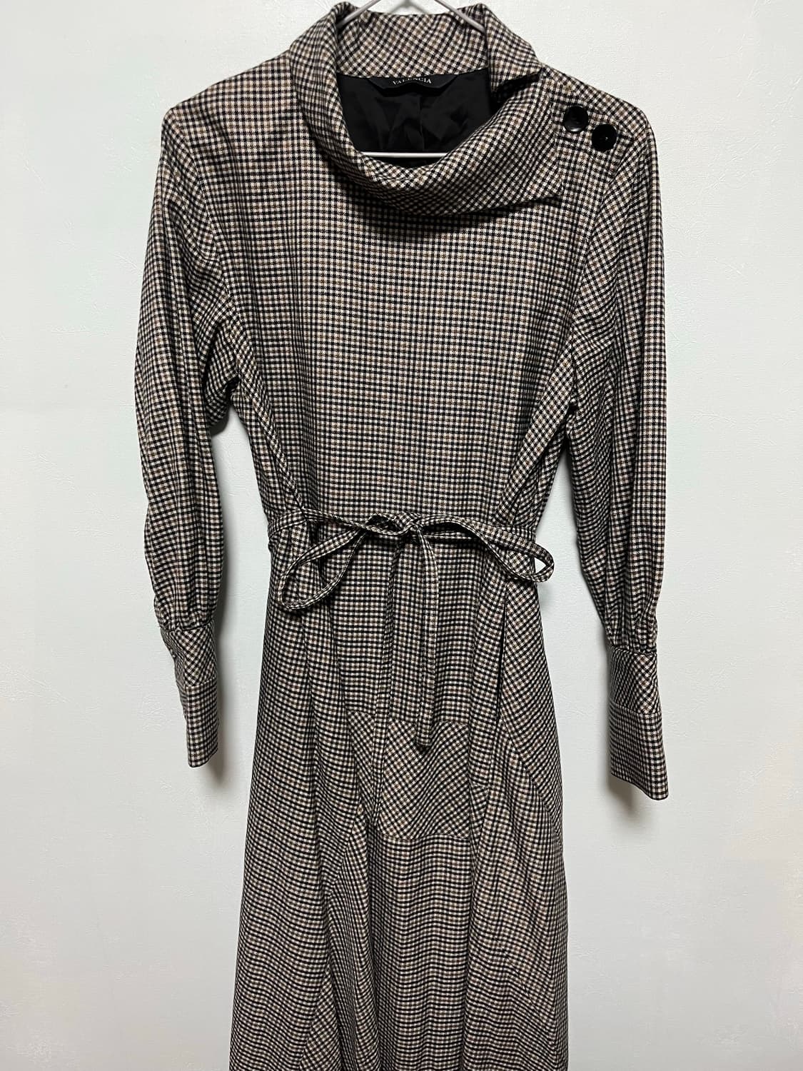 발렌시아(VALENCIA) 체크 원피스 상품이미지1