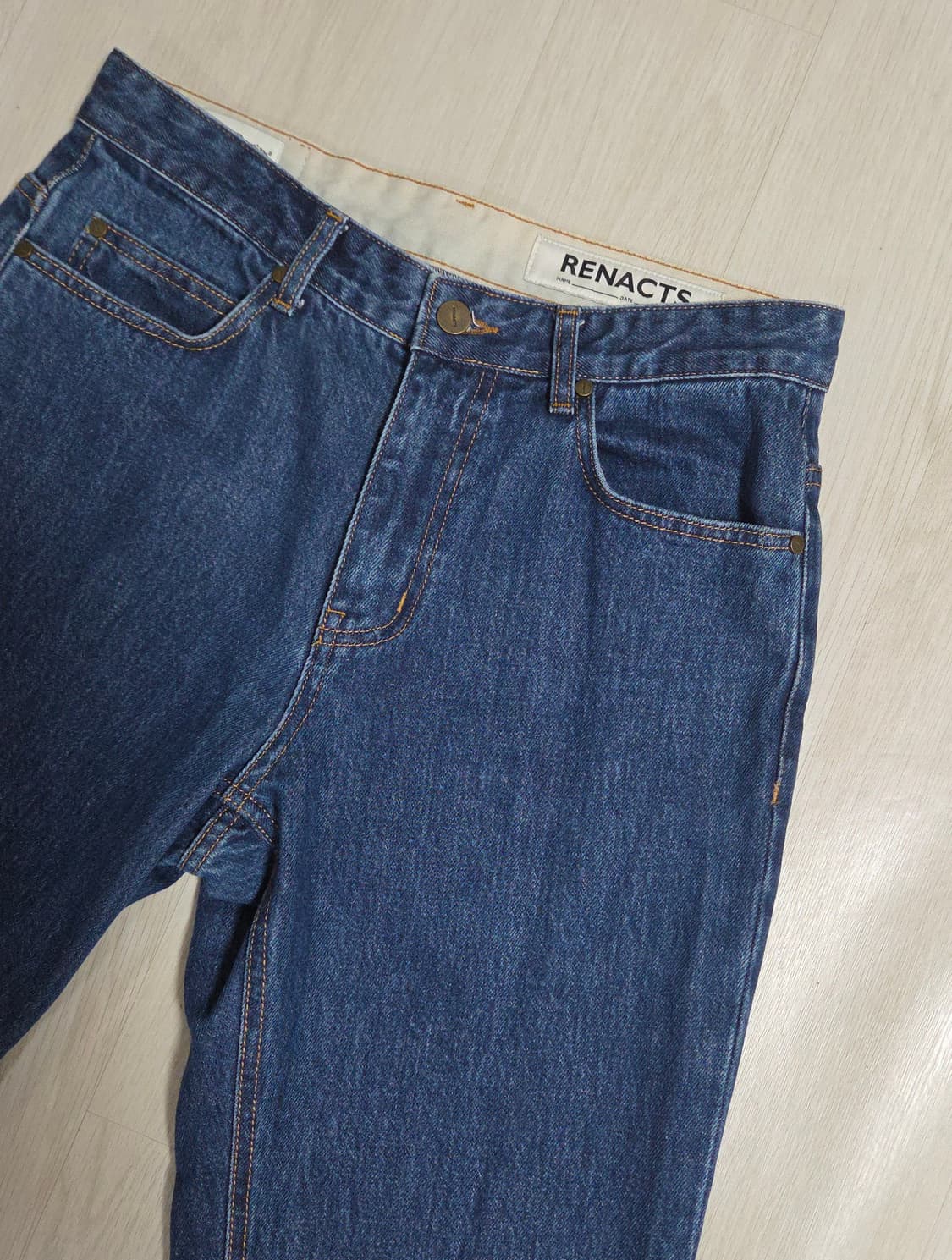 (착샷) 리넥츠 데님 팬츠 테일러드 스트레이트 상품이미지2