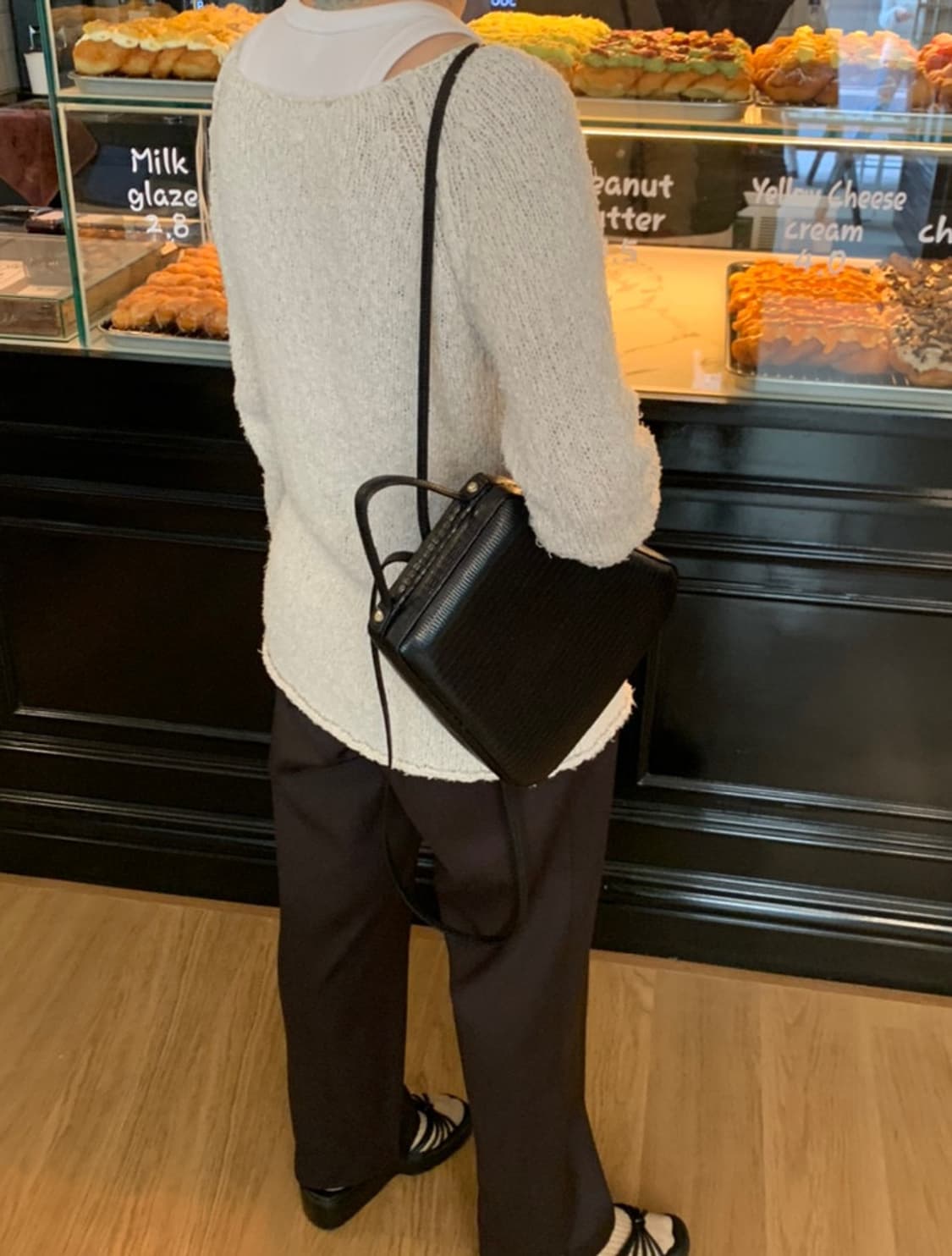 아카이브앱크 쉘틴백 리자드블랙 상품이미지9