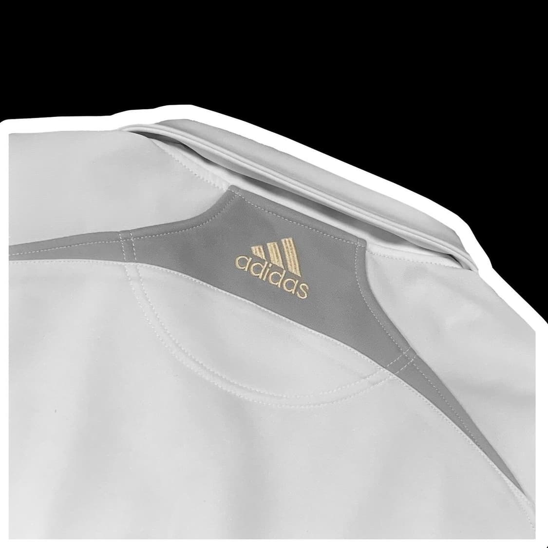 아디다스 화이트 실버 져지 집업 트랙탑 상품이미지2