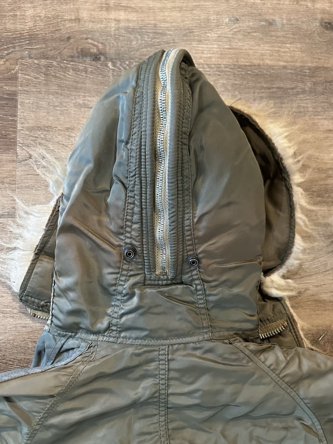 70s 알파 인더스트리 N-2B 헤비 플라잉 자켓 상품이미지8