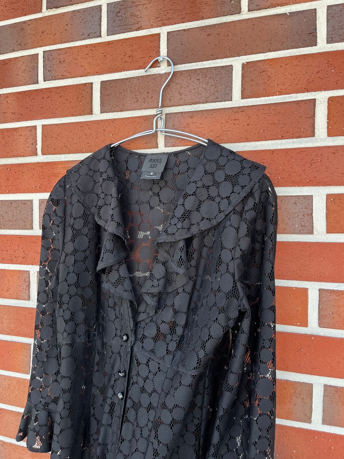 Anna sui 도트 시스루 롱 자켓 상품이미지2