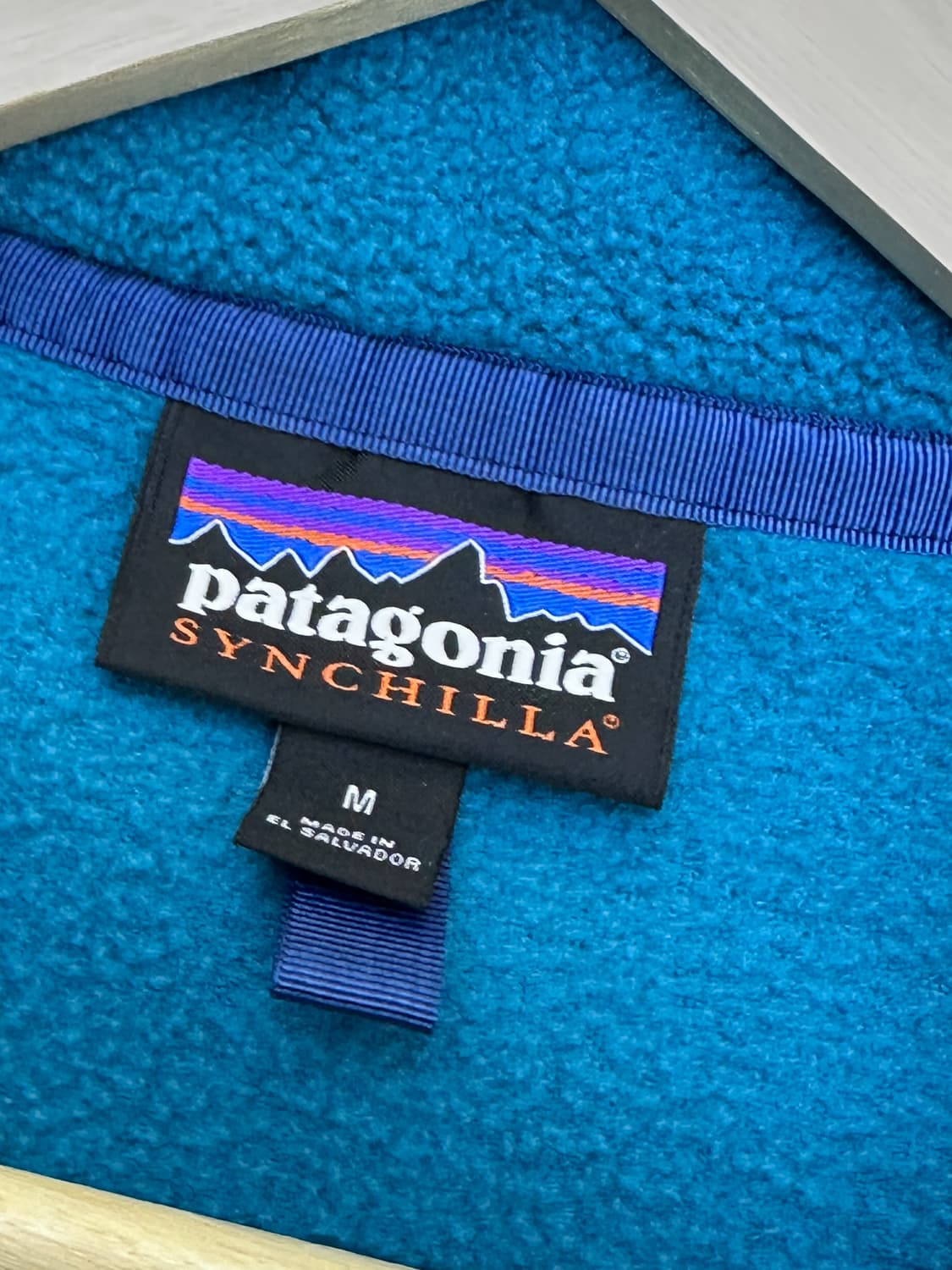 파타고니아 신칠라 비레이 블루 스냅 티 플리스 상품이미지4