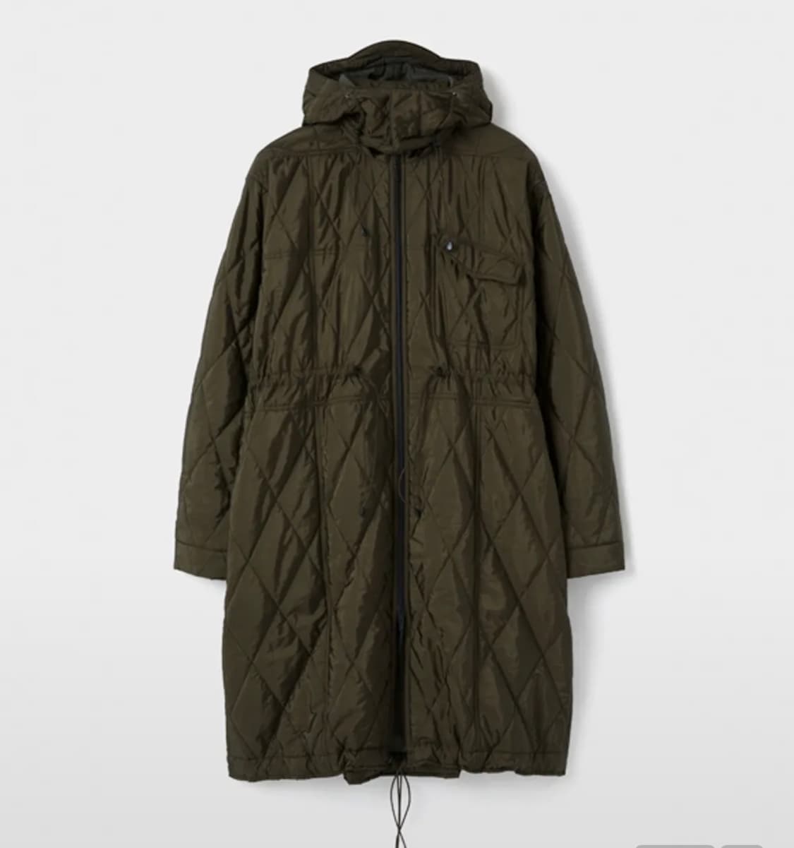 르마드 (디테쳐블 후드 퀼팅 자켓) 카키 상품이미지2