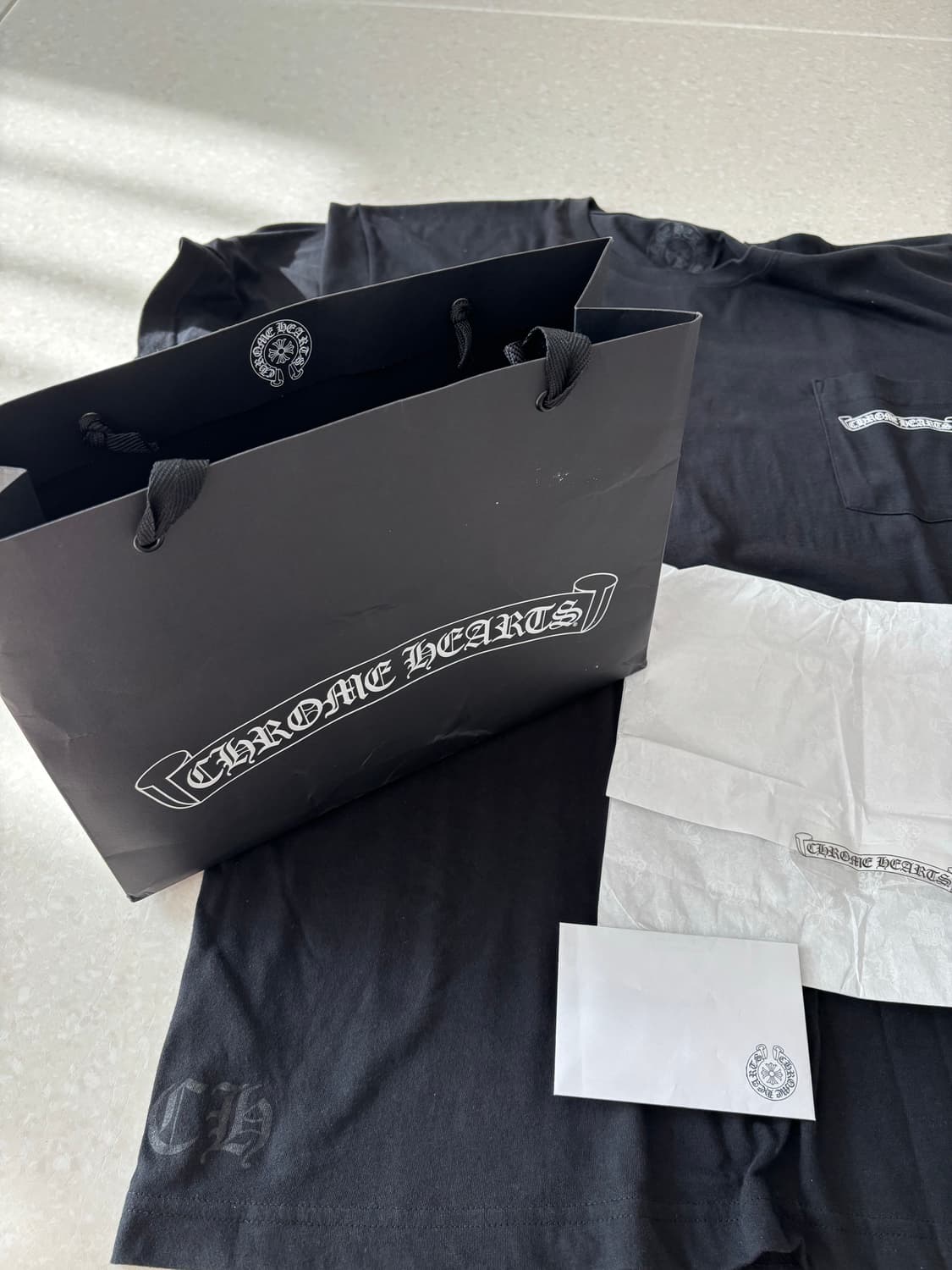 크롬하츠 스크롤라벨 반팔 xxl 상품이미지10