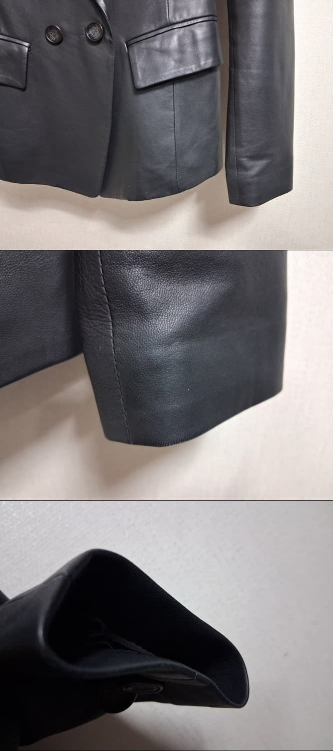 JIGOTT 블랙양가죽쟈켓 여성슬림형 마른XS44사이즈  상품이미지6