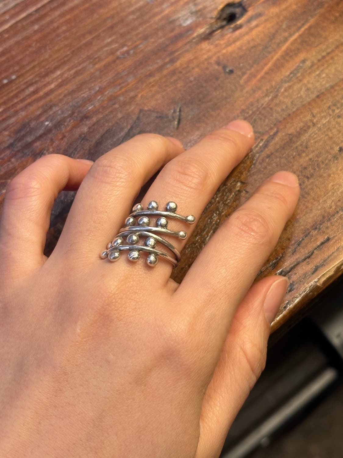 Dot Orbit Karen Silver Ring 상품이미지1