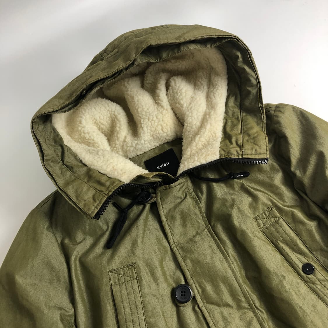 에비수 양털 야상 점퍼 L 상품이미지3