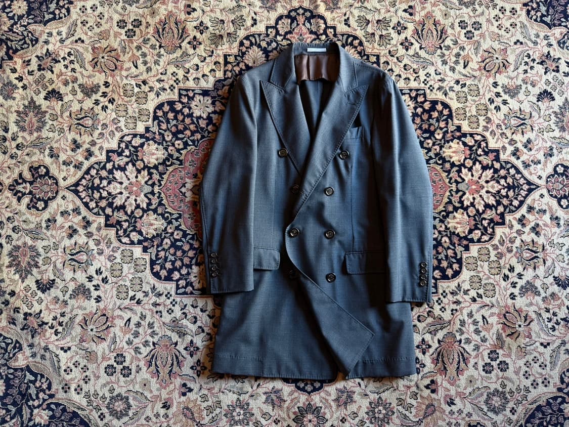 브루넬로 쿠치넬리 더블 브레스티드 코트 100 상품이미지1