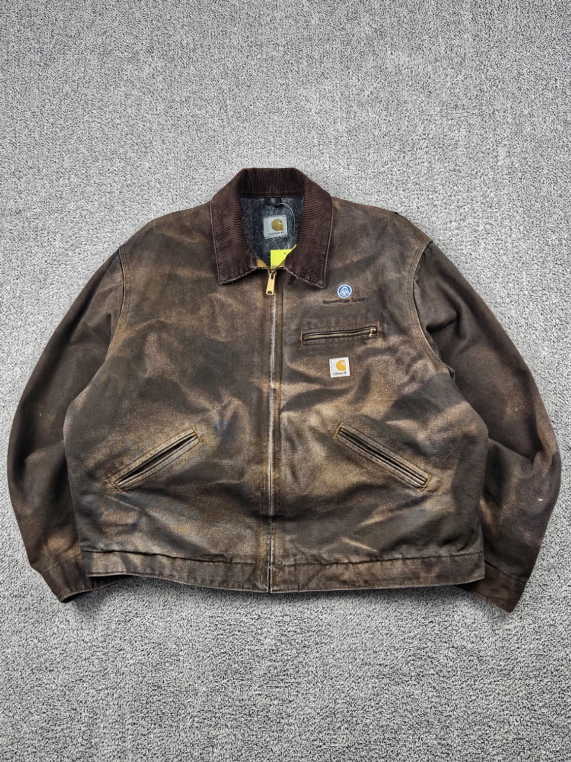 칼하트 다잉 워시드 커스텀 디트로이트 워크 자켓 (본문참조)/ 10320 상품이미지1