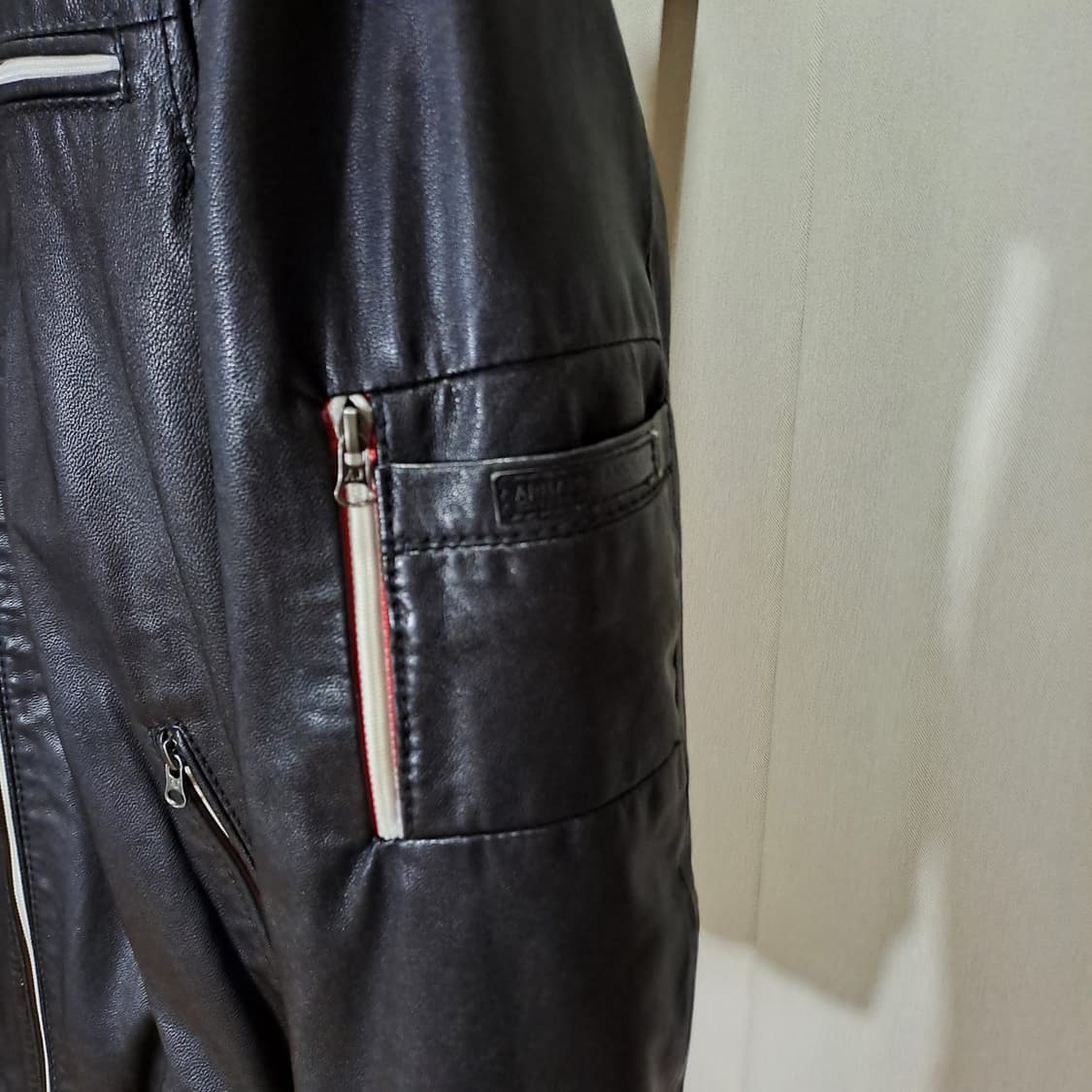 (택포) 아르마니진 양가죽 블루종 95 B804 상품이미지4