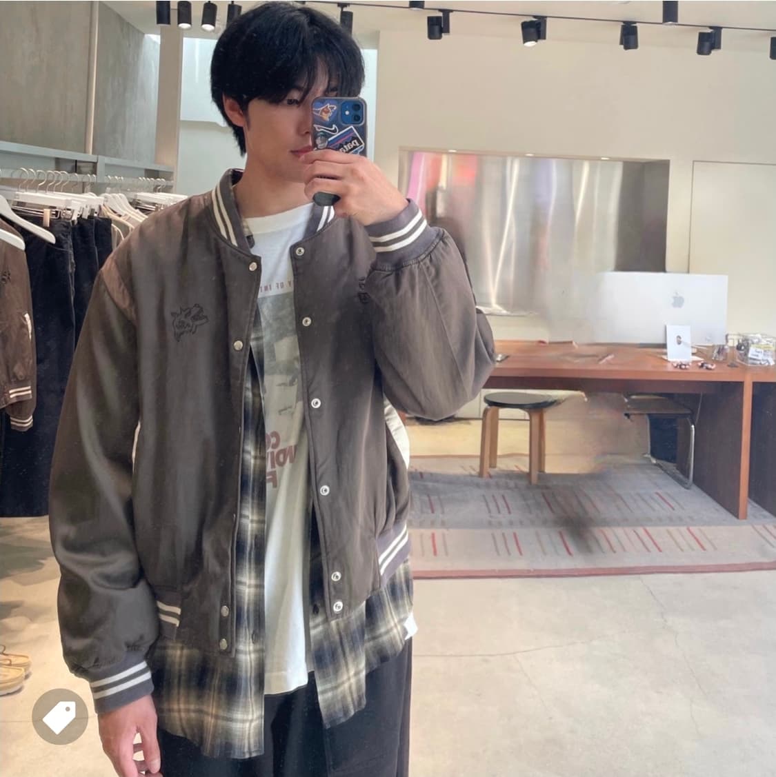 (착샷) 폴리테루 x 행크 레이온 바시티 올리브 상품이미지10