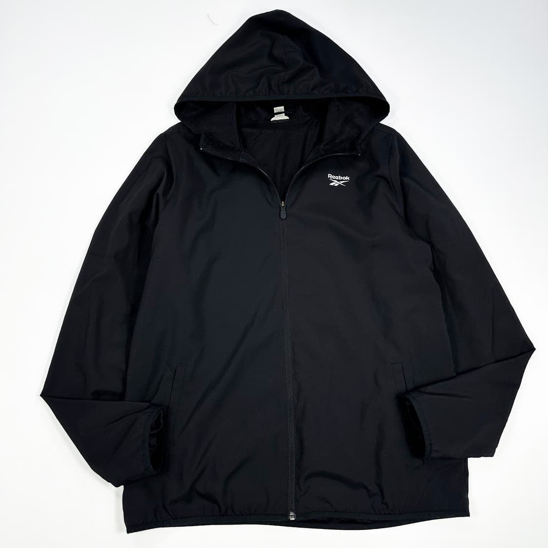 리복 클래식 풀오버 블랙 바람막이 자켓 (L) 상품이미지2