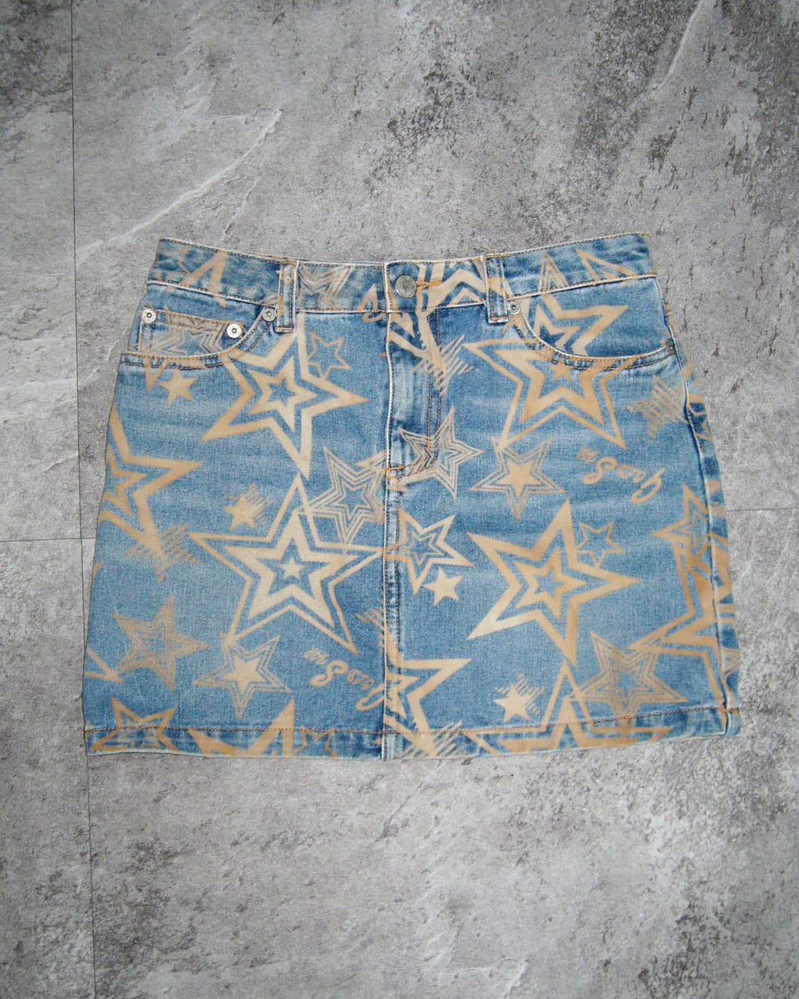 C.A.T Star Denim Skirt 상품이미지1