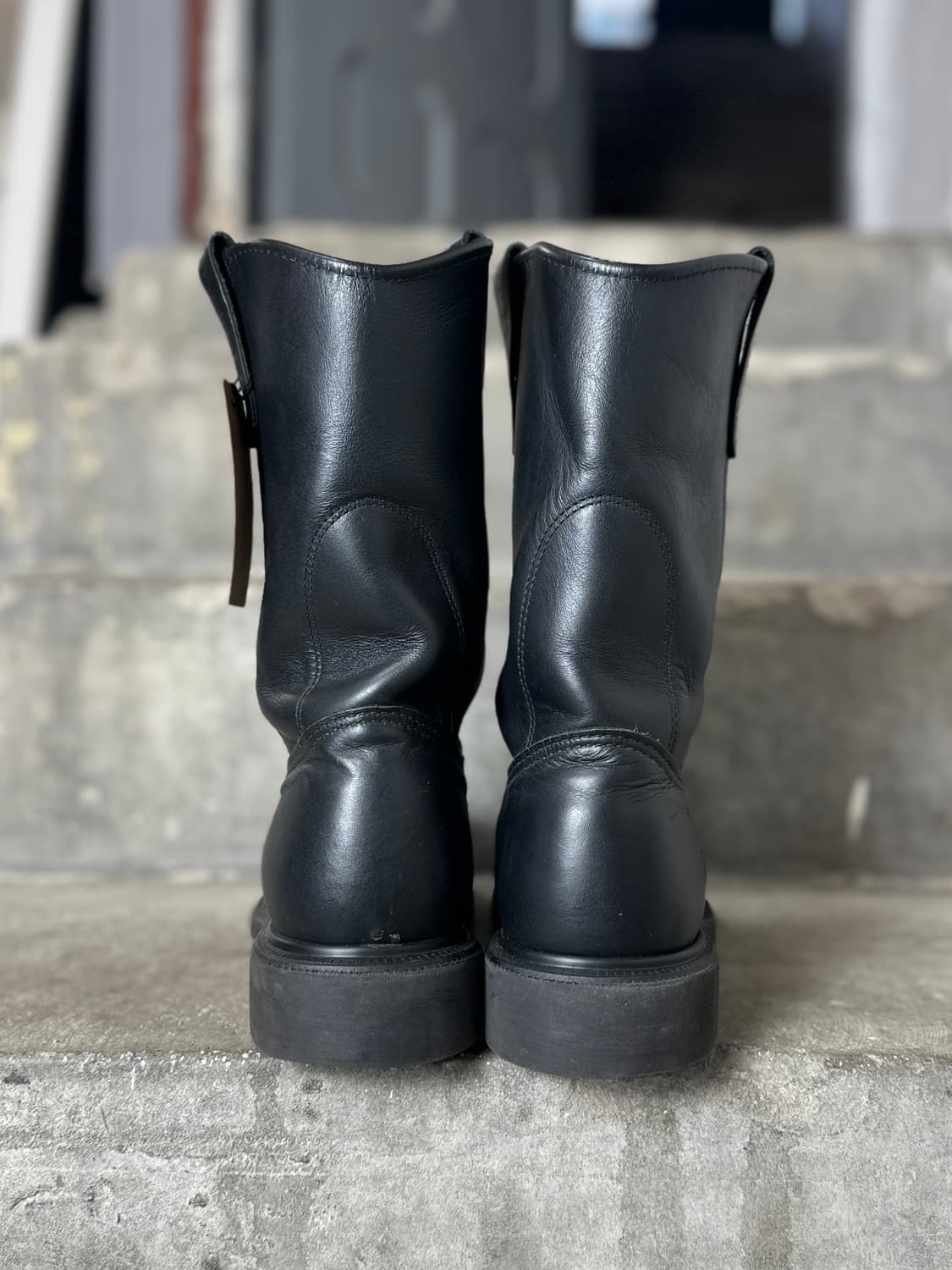 00's OG USA Made 레드윙 1125 페코스 블랙 웨스턴 부츠 상품이미지7