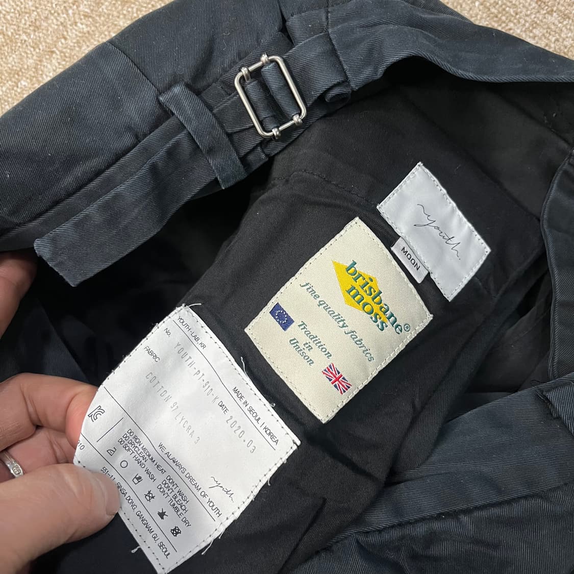  유스 와이드핏 치노팬츠 상품이미지5