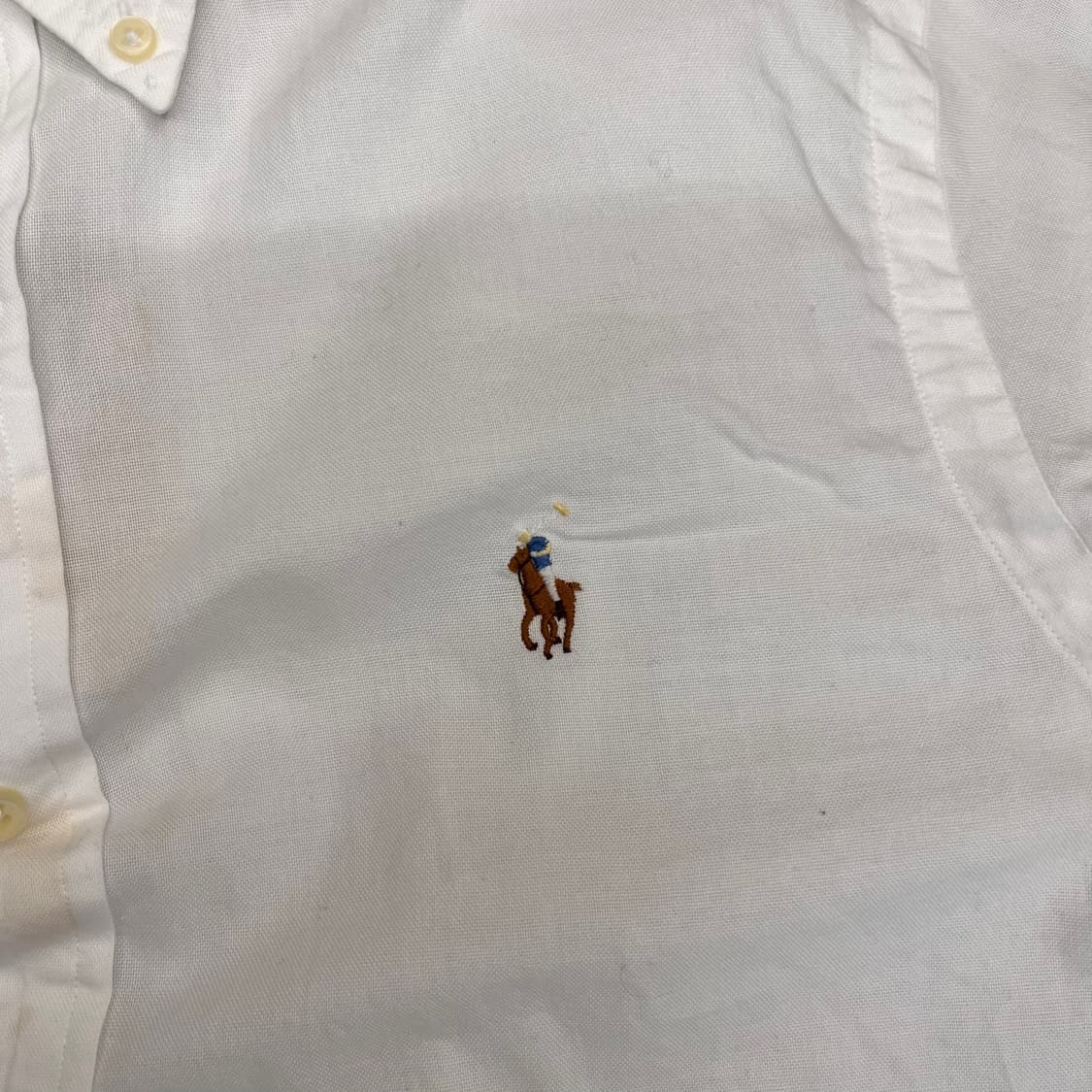 폴로 화이트 셔츠 (S) (OLD-8561) 상품이미지5