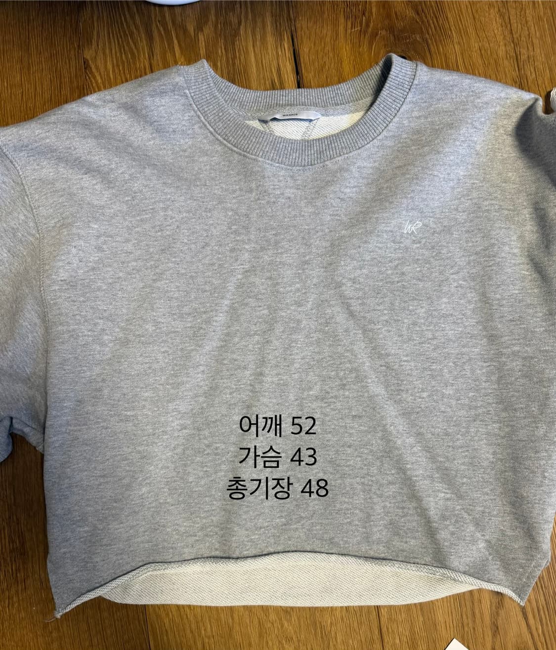 랩12 크롭스웻셔츠  상품이미지7