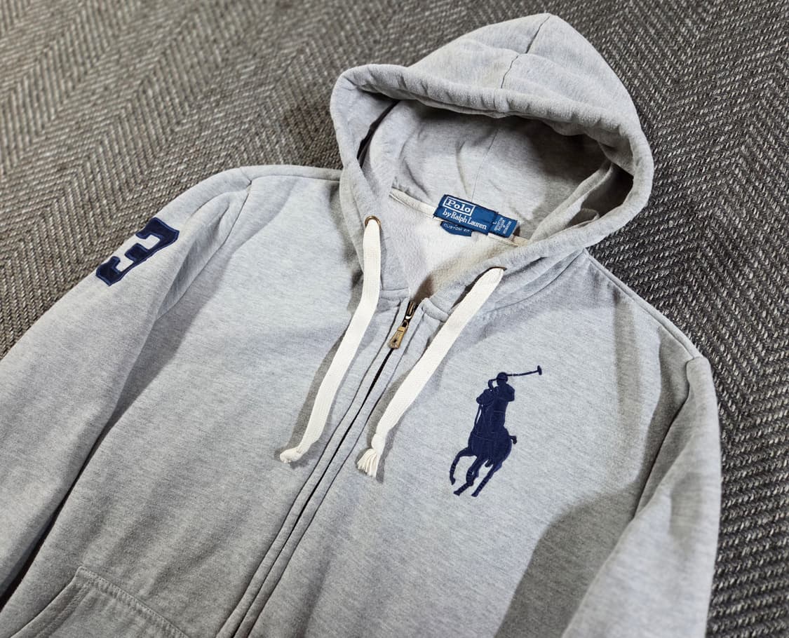 폴로 랄프로렌 빅포니 넘버3 후드집업
 상품이미지3