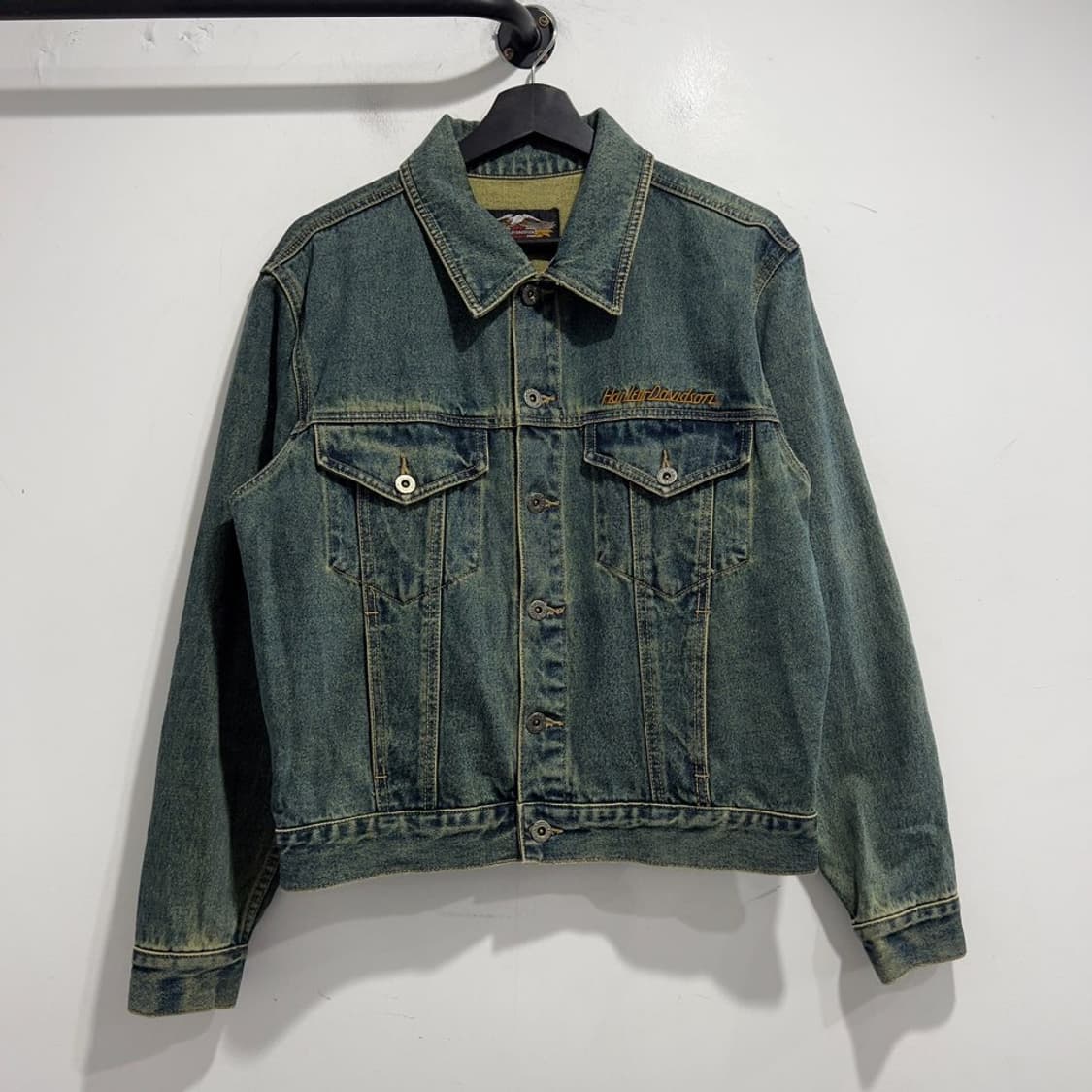 할리데이비슨 패치워크 데님자켓 상품이미지2