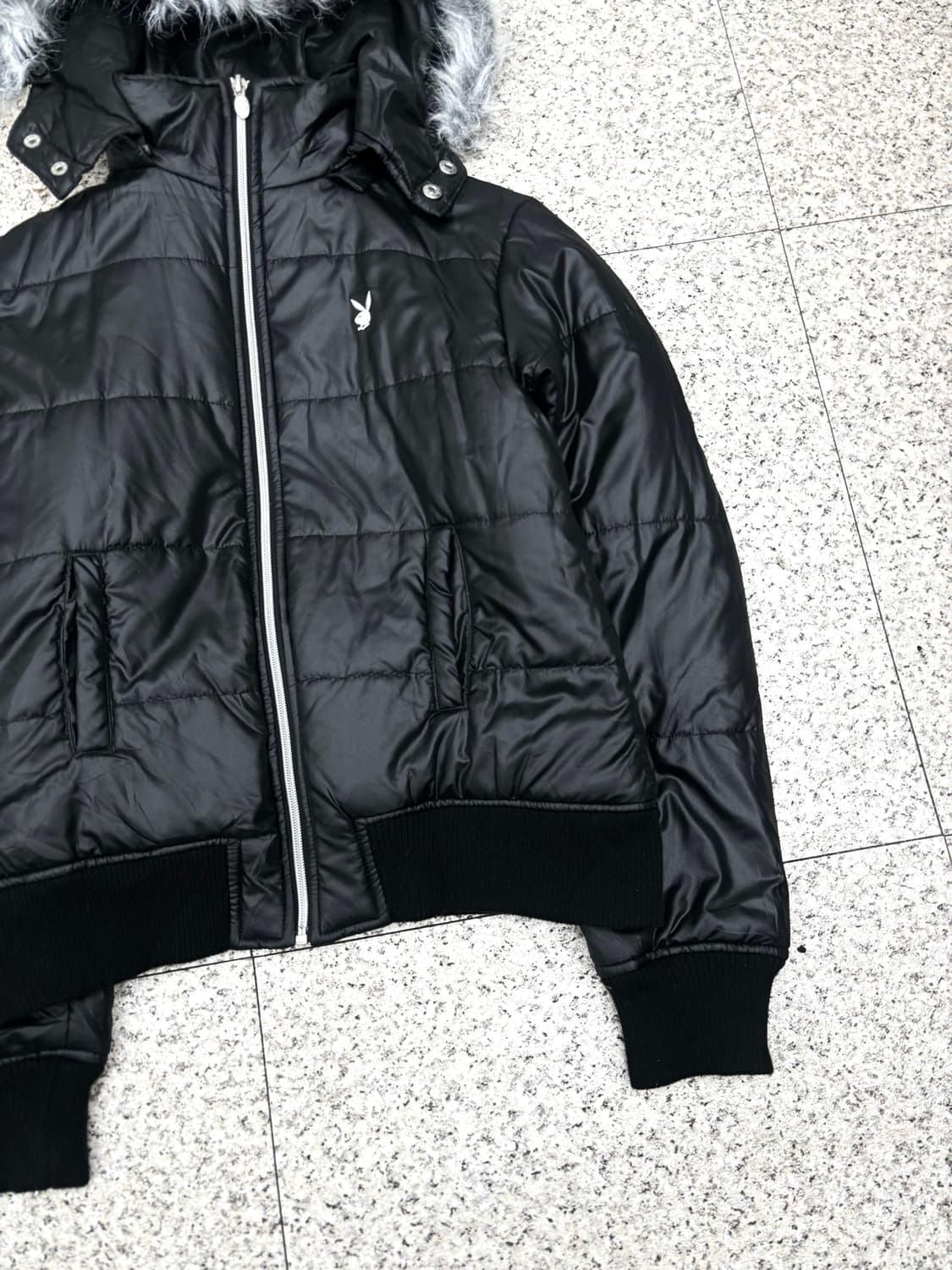 Playboy 00s fur trimmed puffer  상품이미지4