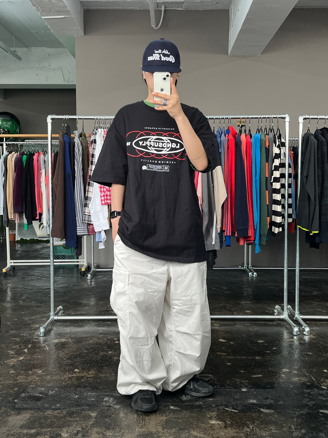 빈티지 프린팅 반팔 티셔츠  상품이미지4