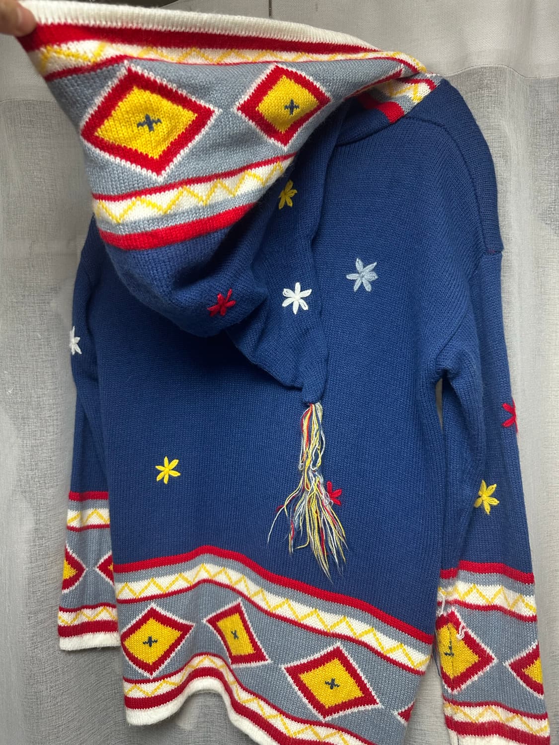 Ethnic hood knit 상품이미지4
